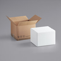 Lavex Packaging Insulated Shipping Box with Foam Cooler 10 1/4 inch x 8 1/2 inch x 6 1/4 inch - 1 1/2 inch Thick
