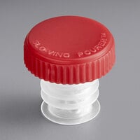 Franmara Slo-Vino Red Plastic Wine Pourer / Stopper 8232-20