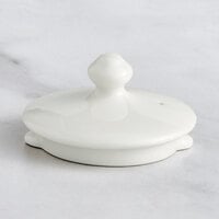 RAK Porcelain Rondo Ivory Porcelain Teapot Lid - 12/Case