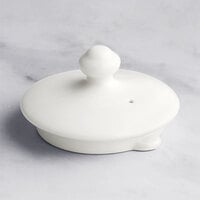 RAK Porcelain Leon Ivory Porcelain Lid for 13.5 oz. Teapot - 12/Case