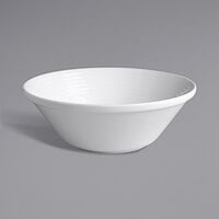 RAK Porcelain Rondo 39.9 oz. Ivory Embossed Porcelain Stackable Bowl - 12/Case