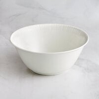 RAK Porcelain Leon 199.5 oz. Ivory Embossed Porcelain Salad Bowl