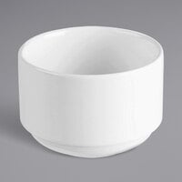 RAK Porcelain Rondo 3 3/8" Ivory Porcelain Round Sugar Packet Holder - 12/Case