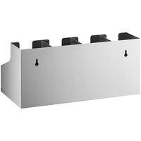 ServSense Stainless Steel 8-Section Countertop / Wall Mount Cup / Lid Organizer