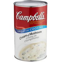 Campbell's 50 oz. Condensed Cream of Mushroom Soup - 12/Case