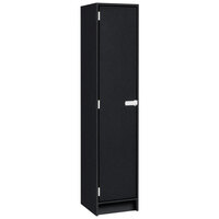 I.D. Systems 16 inch x 18 inch x 72 inch Graphite Nebula Single Door Storage Locker with Two Shelves 79013 B16 057