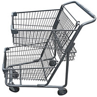 Double Basket Shopping Cart - 2.5 cu. ft.