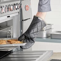 Outset® 76177 17 inch Black Flame Retardant Oven / Grill Mitt