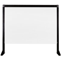 32 inch x 29 inch Clear Polycarbonate Countertop Shield