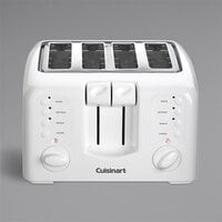 Conair Cuisinart CPT-140WH 4 Slice White Compact Toaster
