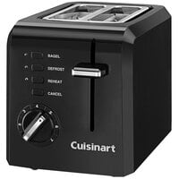Conair Cuisinart CPT-122BKWH 2 Slice Black Compact Toaster - 120V, 900W