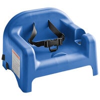 Carlisle Blue Polypropylene Booster Seat with Safety Strap