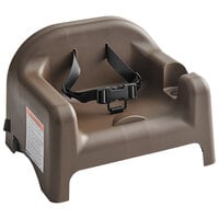 Carlisle Brown Polypropylene Booster Seat with Safety Strap