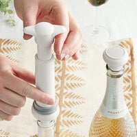 Franmara VinoVac White Wine Saver System with Vacuum Pump and 2 Bottle Stoppers 7810-24
