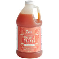 Pure Craft Beverages Pineapple Papaya 5:1 Beverage Concentrate 1/2 Gallon - 6/Case