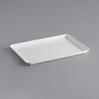 MFG Tray 12 inch x 18 inch White Fiberglass Market Display Tray 334008-5269