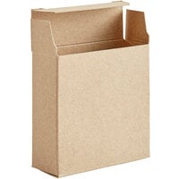Lavex Packaging 3 1/2 inch x 1 1/4 inch x 3 1/2 inch Kraft Reverse Tuck Carton - 1000/Case