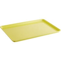 MFG Tray 18" x 26" Yellow Fiberglass Market Display Tray 332008-5128
