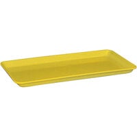 MFG Tray 9" x 18" Yellow Fiberglass Market Display Tray 335008-5128
