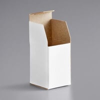 Lavex Industrial 1 1/2 inch x 1 1/2 inch x 2 1/2 inch White Reverse Tuck Carton - 1000/Case