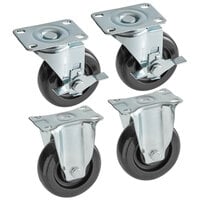 Cooking Performance Group 351FRYCASTKT 4" Casters for Open Pot Floor Fryers - 4/Set