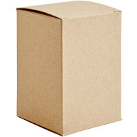 Lavex Packaging 4 inch x 4 inch x 8 inch Kraft Heavy-Duty Reverse Tuck Carton - 250/Case