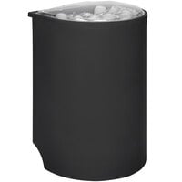 IRP Iceberg 3151060 64 Qt. Solid Black Insulated Portable Beverage Cooler / Merchandiser with Lid