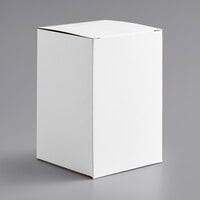 Lavex Industrial 4 inch x 4 inch x 6 inch White Reverse Tuck Carton - 250/Case