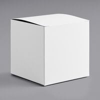 Lavex Industrial 3 inch x 3 inch x 3 inch White Reverse Tuck Carton - 250/Case