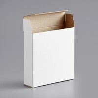 Lavex Industrial 3 5/8 inch x 1 inch x 3 5/8 White Reverse Tuck Carton - 1000/Case