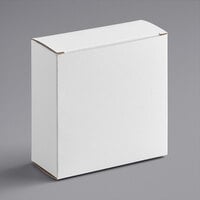 Lavex Industrial 7 1/4 inch x 2 inch x 7 1/4 inch White Reverse Tuck Carton - 250/Case