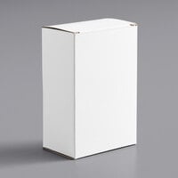 Lavex Industrial 4 inch x 1 5/8 inch x 4 inch White Reverse Tuck Carton - 500/Case