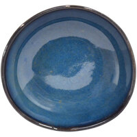Front of the House Artefact 3.5 oz. Indigo Round Porcelain Ramekin - 12/Case