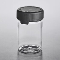 Chubby Gorilla 4 oz. Clear Cannabis Jar with Black Lid - 400/Case