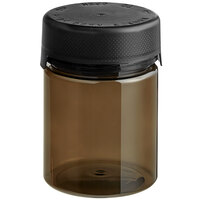 Chubby Gorilla 18.5 oz. Black Translucent Cannabis Jar with Black Lid - 60/Case