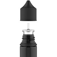 Chubby Gorilla 30 mL Translucent Black Cannabis Concentrate Dropper Bottle with Black Lid - 1000/Case