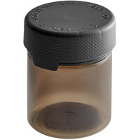 Chubby Gorilla 3 oz. Black Translucent Cannabis Jar with Black Lid - 400/Case
