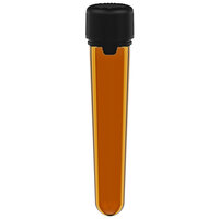 Chubby Gorilla 100 mm Amber Pre-Roll Cannabis Tube with Black Lid - 500/Case