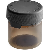Chubby Gorilla 2 oz. Black Translucent Cannabis Jar with Black Lid - 500/Case