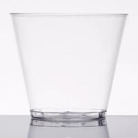 Fineline 405-CL Savvi Serve 5 oz. Squat Clear Hard Plastic Tumbler - 500/Case