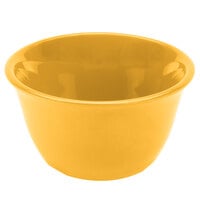 Thunder Group CR303YW 7 oz. Yellow Smooth Melamine Bouillon Cup - 12/Case
