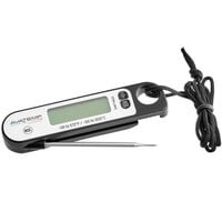 AvaTemp 3 inch Black Digital Folding Probe Thermometer with Magnet