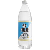Polar Lemon Club Soda 1 Liter - 12/Case