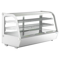 Avantco BCC-60-HC 60 inch White Refrigerated Countertop Bakery Display Case with LED Lighting