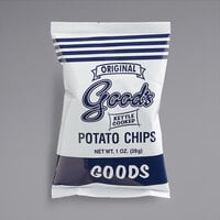 Good's Blue Original Kettle Cooked Potato Chips 1 oz. - 24/Case