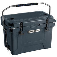 CaterGator CG20CHR Charcoal 20 Qt. Rotomolded Extreme Outdoor Cooler / Ice Chest