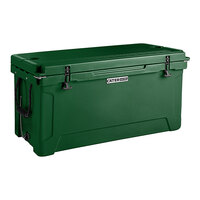 CaterGator CG100HG Hunter Green 110 Qt. Rotomolded Outdoor Cooler / Ice Chest