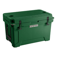 CaterGator CG45HG Hunter Green 45 Qt. Rotomolded Outdoor Cooler / Ice Chest
