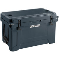 CaterGator CG45CHR Charcoal 45 Qt. Rotomolded Extreme Outdoor Cooler / Ice Chest