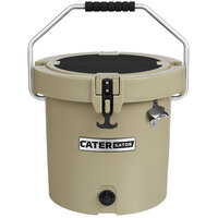 CaterGator CCG20TAN Tan 20 Qt. Round Rotomolded Extreme Outdoor Cooler / Ice Chest
